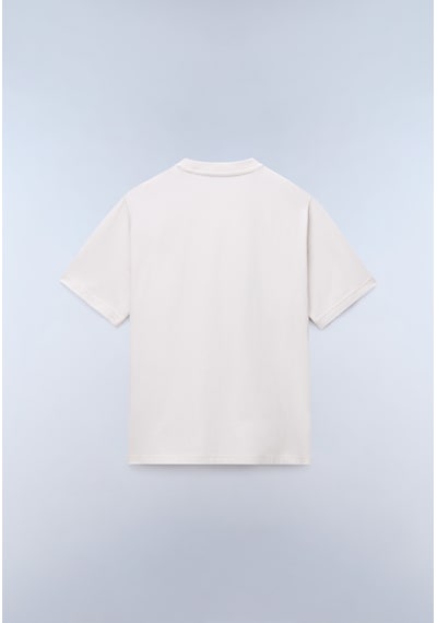 Napapijri S-box Logo Ss 1 Erkek T-shirt-31968 Beyaz