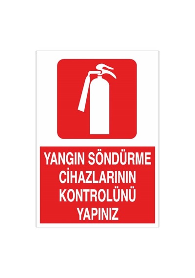 Yangın Söndürme Cihaz Kontrolü