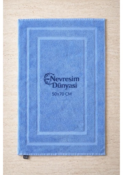 Ayak Havlu 50x70 Mavi Çok Renkli