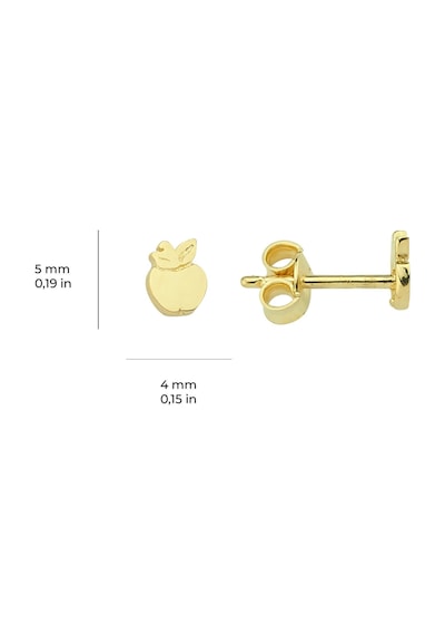 Goldkupe 14 Ayar Altın Minik Elma Küpe 0,63 Gr-1824