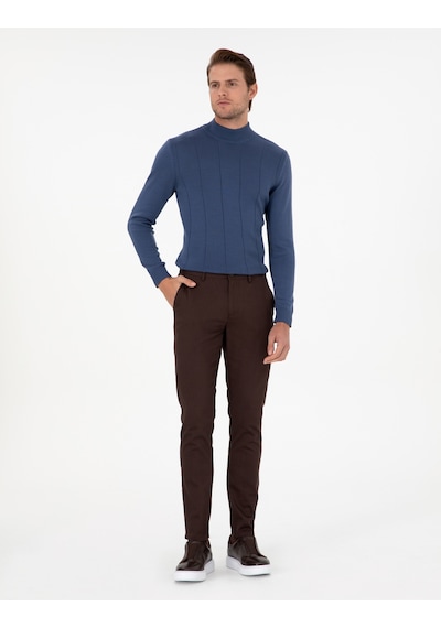 Pierre Cardin Erkek Koyu Kahverengi Pantolon Kanvas-chino 50299517-vr084 Koyu Kahverengi