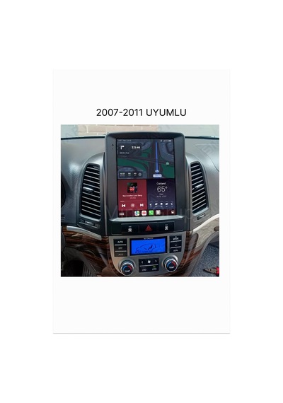 Snp Serisi Hyundai Santafe 2007 İle 2011 Uyumlu 9.7 İnç Tesla Tarzı Android Multimedya Sistemi 6-128 Gb Hafıza Carplay Android Auto Ve Geri Görüş Kamerası 9.7''