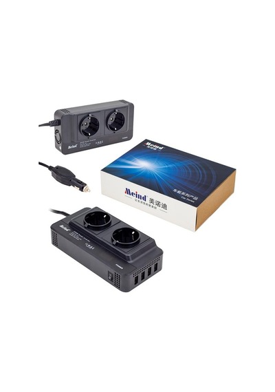 Pm-19827 200w 12v Dc - 220v Ac Araç İçi İnvertör Priz Usb Girişli Dijital Göstergeli