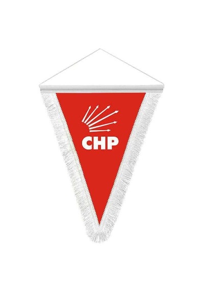 Cumhuriyet Halk Partisi Chp Üçgen Flama Bayrak 1