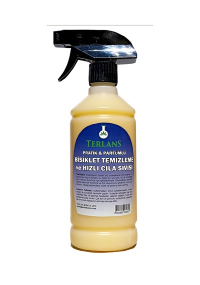 Terlans Bisiklet Temizleyici Hızlı Cila 500Ml + Mikrofiber Bez Sarı