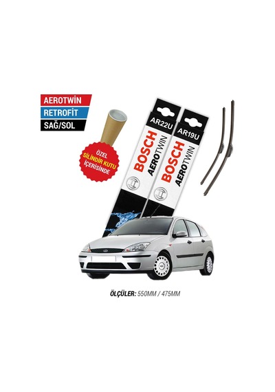 Bosch Aerotwin Ford Focus Silecek Takımı (1998-2004) Bosch Aerotwin Ford Focus Silecek Takımı (1998-2004)