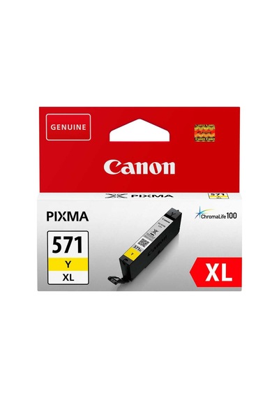 Canon Clı - 571y Xl Sarı Yüksek Kapasiteli  Mürekkep Kartuş 0334c001aa