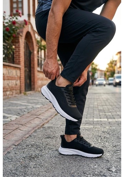 Lescon Meru 2 Flex Ürün Erkek Yürüyüş Spor Ayakkabı Siyah