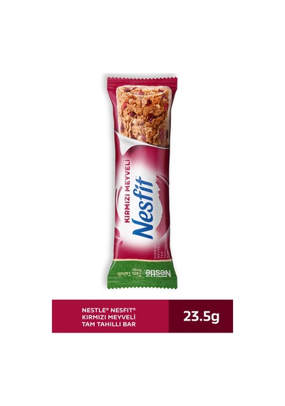 Nesfıt Kırmızı Meyveli Tam Tahıllı Bar16x23,5g