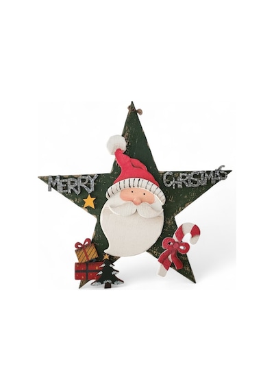 Büyük Yıldız Noel Baba Yılbaşı Dekor