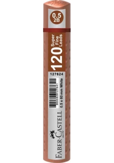 Faber-castell 0.5mm Super Fine 120 Li Uç Kahve