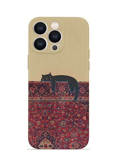 Apple iPhone Uyumlu 12 Pro Max Vorian İnce Kamera Korumalı Mika Kılıf Persian Cat Lounge Persian Cat Lounge Mika