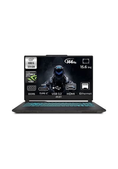 MSI Cyborg 15 A13VE-1252XTR-016 i5-13420H 40 GB 2 TB SSD RTX4050 15.6" Free Dos Dizüstü Bilgisayar