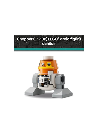 LEGO® Star Wars: Ahsoka™ Chopper (C1-10P)™ Astromech Droidi 75416 - 10 Yaş ve Üzeri Çocuklar için İnşa Edilebilen Model Yapım Seti (1039P) LEGO® Star Wars: Ahsoka™ Chopper (C1-10P)™ Astromech Droidi 75416 - 10 Yaş ve Üzeri Çocuklar için İnşa Edilebilen Model Yapım Seti (1039P)