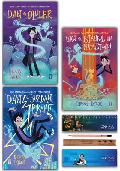 Genç Timaş Dan Ve Ölüler - Dan Ve Buzdan Piramit - Dan Ve İstanbul Un Hayaletleri Set 3 Kitap