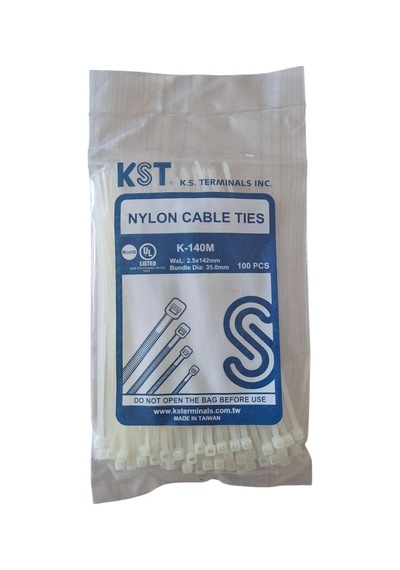 Senon Cırt Kelepçe 142x2,5 100'lü Paket Yüksek Dayanıklılık, Çok Amaçlı Naylon Kablo Bağı Beyaz Renk İç Ve Dış Mekan Kullanımı