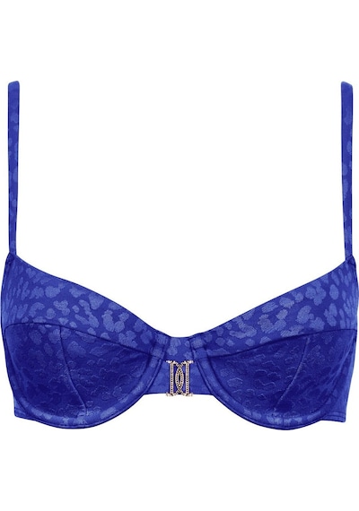 Aubade Colours Flow Balkonet Bikini Üstü, Leopar Desenli, Altın Detaylı, Destekli Üç Çeyrek Kap Lacivert Aubade Colours Flow Balkonet Bikini Üstü, Leopar Desenli, Altın Detaylı, Destekli Üç Çeyrek Kap Lacivert