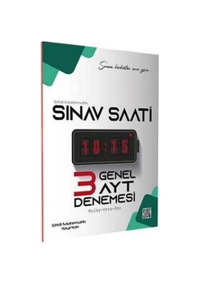 Ayt Sınav Saati Genel Denemesi Etkili Matematik Yayınları