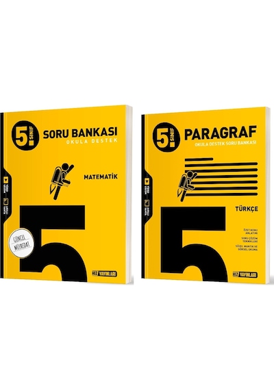 Hız 2025 5. Sınıf Matematik + Paragraf Soru Seti 2 Kitap