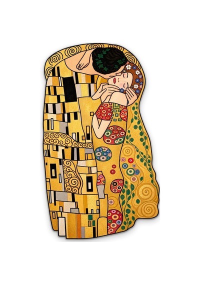 Altın Öpücük - Metal Tablo - Dec0193 39 X 65 Cm Çok Renkli