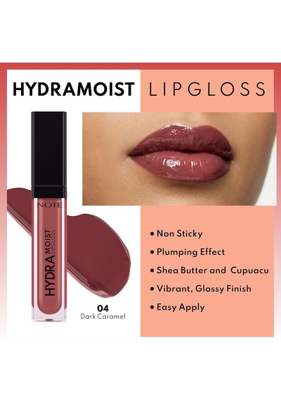 Cosmetics Hydramoist Lipgloss Nemlendirici Dudak Parlatıcısı - 04 Dark Caramel - Mor