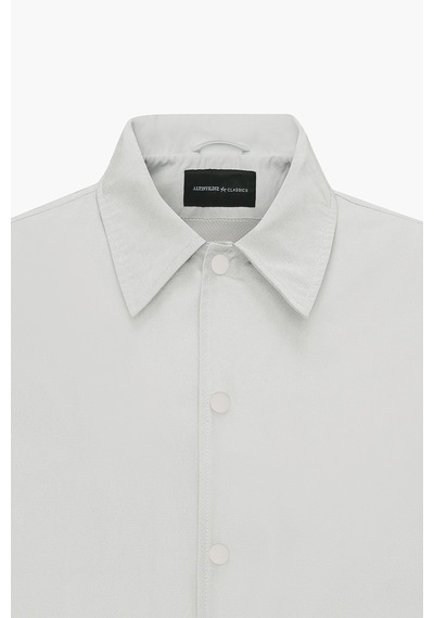 AC&Co / Altınyıldız Classics Erkek Bej Standart Fit Normal Kesim Gömlek Yaka Cepli Rahat Mont Bej