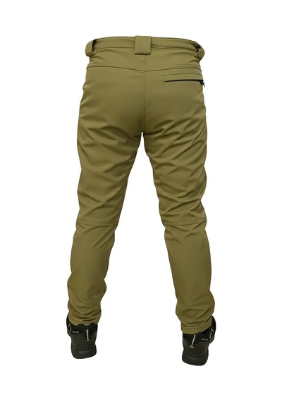 Mysia Outdoor Açık Haki Soft Shell Pantolon İçi Polarlı Haki