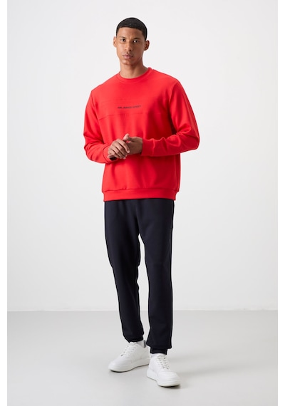 Tommy Life Fiesta - Lacivert Pamuklu Kalın Yumuşak Dokulu Comfort Fit Baskılı Erkek Eşofman Takım - 85253 Kırmızı - Lacivert Tommy Life Fiesta - Lacivert Pamuklu Kalın Yumuşak Dokulu Comfort Fit Baskılı Erkek Eşofman Takım - 85253 Kırmızı - Lacivert
