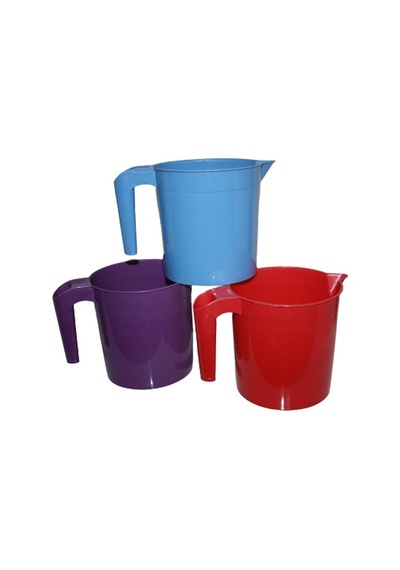 Plastik Maşrapa 3'lü Çok Renkli