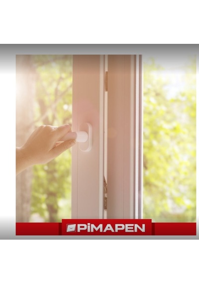 Pimapen Marka Beyaz  PVC Pencere Kolu Alüminyum Kol