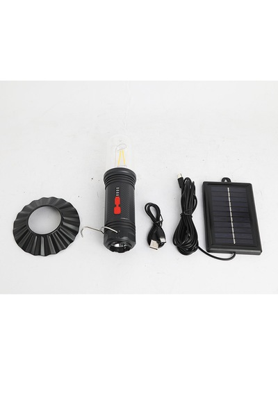 Güneş Enerjili 3 Mod Şarjlı Kamp Feneri 10w Taşınabilir Led Aydınlatma