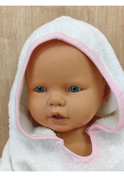 Bebek Havlu Bornoz Seti Kız Bebek Havlu Silgi Seti Bebek Banyo Havlusu Panço Yenidoğan Hediyelik 0 - 4 Yaş