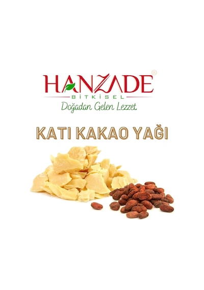 Hanzade Bitkisel Yenilebilir Saf Katı Kakao Yağı 100 Gr