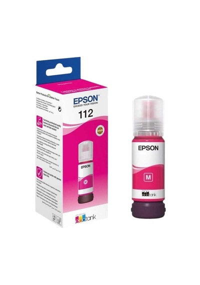 Epson 112 Magenta Kırmızı Şişe Mürekkep 13t06c34a