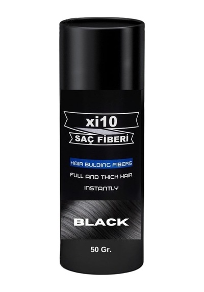 Xi10 50 Gr. Saç Tozu Hair Fiber Topik Black Siyah