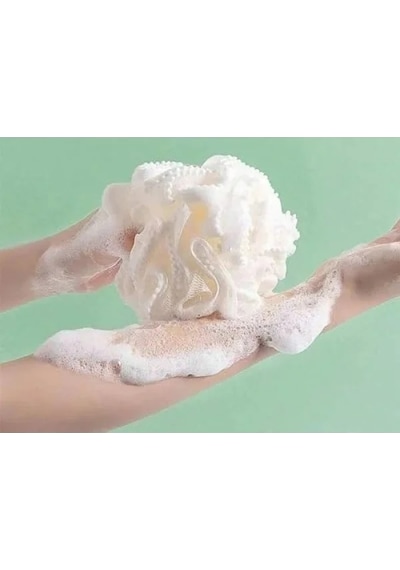 Yoğun Köpürtücü Banyo Süngeri - Ponponlu