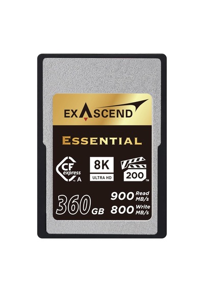 Exascend 120 Gb / 180 Gb / 240 Gb Essential Cfexpress Tip A Kart, Sürekli Okuma 800 Mb/s, Sony A1 /