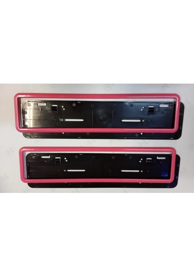 Pembe Araç Plakalığı 2 Adet Pembe Renkli Plaka Kabi 228108694