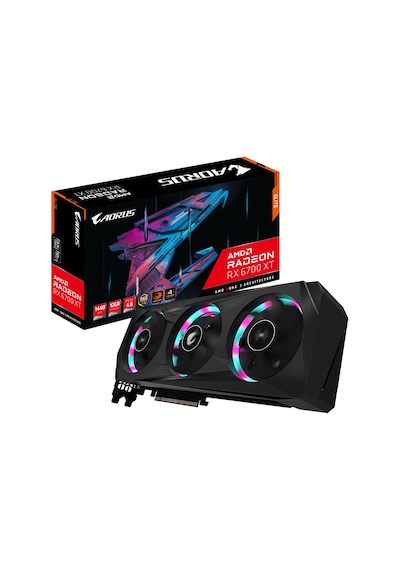 Gigabyte AMD Radeon RX 6700 XT Aorus Elite GV-R67XTAORUS-E-12GD 12 GB GDDR6 192 Bit Ekran Kartı