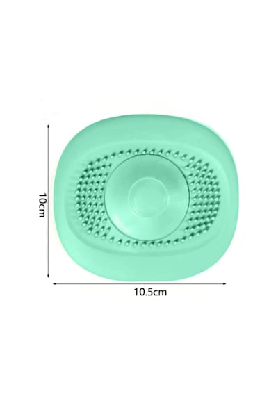 Koyu Mavi Gider Koku Önleyici Kademeli Silikon Lavabo Tıkacı Banyo Mutfak 10x10.5 Cm Yeşil