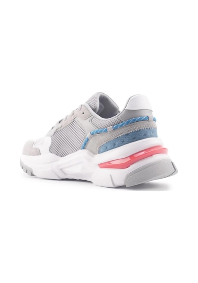 U.s. Polo Assn. Vincent 4fx Erkek Gri-turuncu-mavi Sneaker Ayakkabı-gri Gri