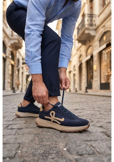 Fort Noka Cameron Anatomik Rahat Sneaker Erkek Spor Ayakkabı Lacivert