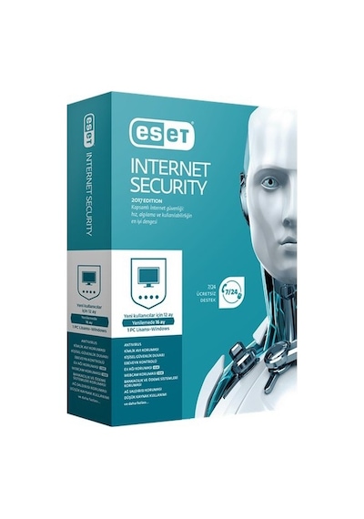 Eset Internet Security V10 1 Kullanıcı 1 Yıl Antivirüs Yazılımı