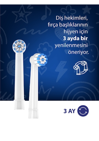 Wohler Değiştirilebilir Başlıklı Pilli Diş Fırçası Fda Onaylı Pilli