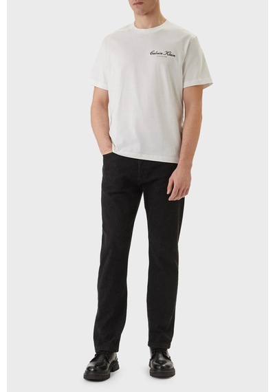 Calvin Klein Erkek T Shirt Lv04rf822g Yaf Beyaz Beyaz