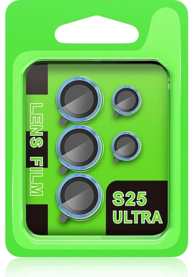 Samsung Galaxy S25 Ultra Raze Metal Kamera Lens - Mavi