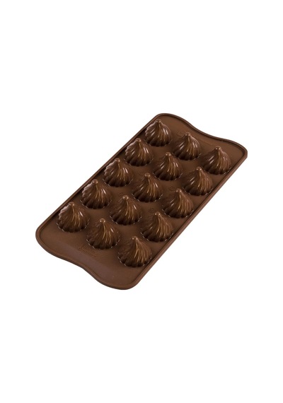 22.147.77.0065 Silikomart Scg47 3d Choco Flame Silikon Kalıp Kahverengi