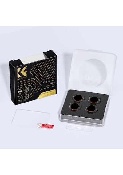 K&f Concept Osmo Pocket 3/4 Uyumlu Nd&pl Filtre Seti Nd8&pl + Nd16&pl + Nd32&pl + Nd64&pl Hibrit Nd&pl Filtre 2'si 1 Arada