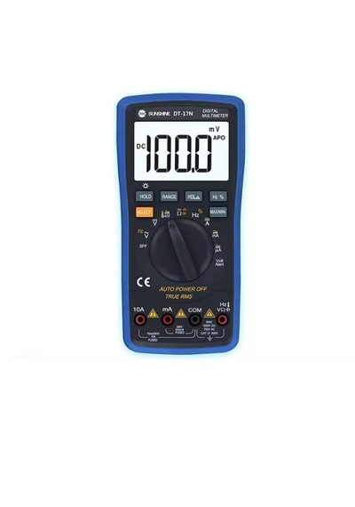 Dt-17n True Rms Otomatik Dijital Multimetre 1000v/10a, Sıcaklık Ölçümlü, Elektronik Ve Telefon Tamiri İçin
