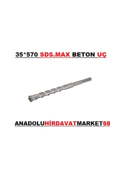 Okr 35*570 Sds Max Kırıcı Delici Ucu Beton Delici Duvar Delici Uç